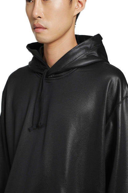 Coated Cotton Hoodie