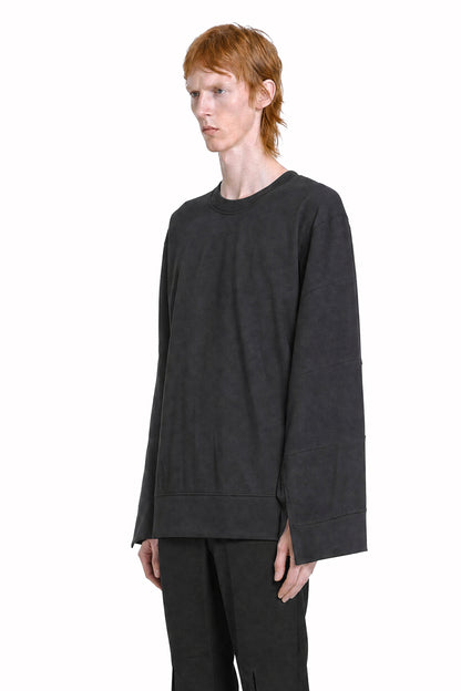Cut-Out Cotton Sweatshirt