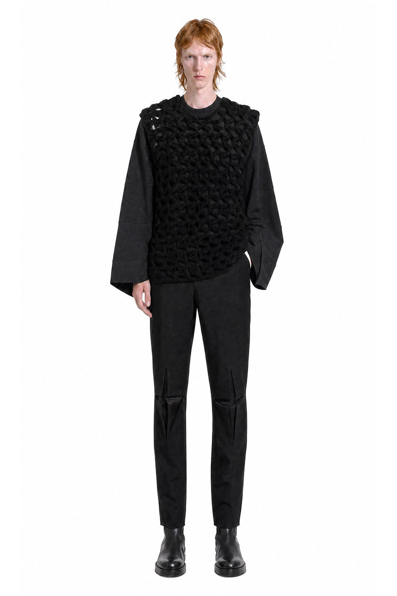COMME DES GARCONS HOMME PLUS Cut-Out Cotton Sweatshirt man