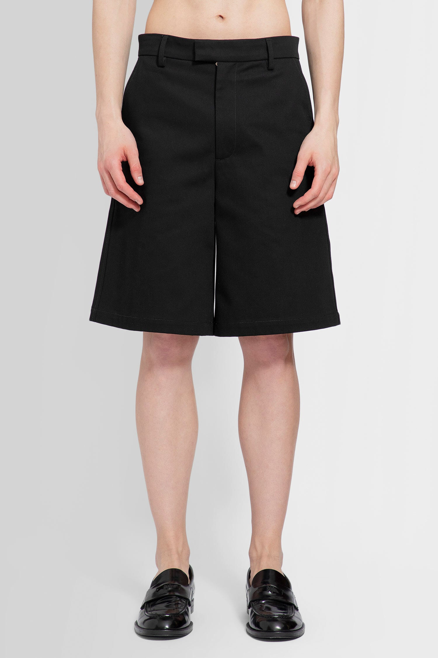 AMIRI MAN BLACK SHORTS & SKIRTS