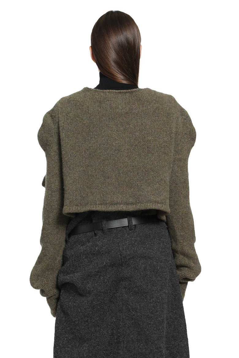 PILLINGS Wool Draped Cardigan woman