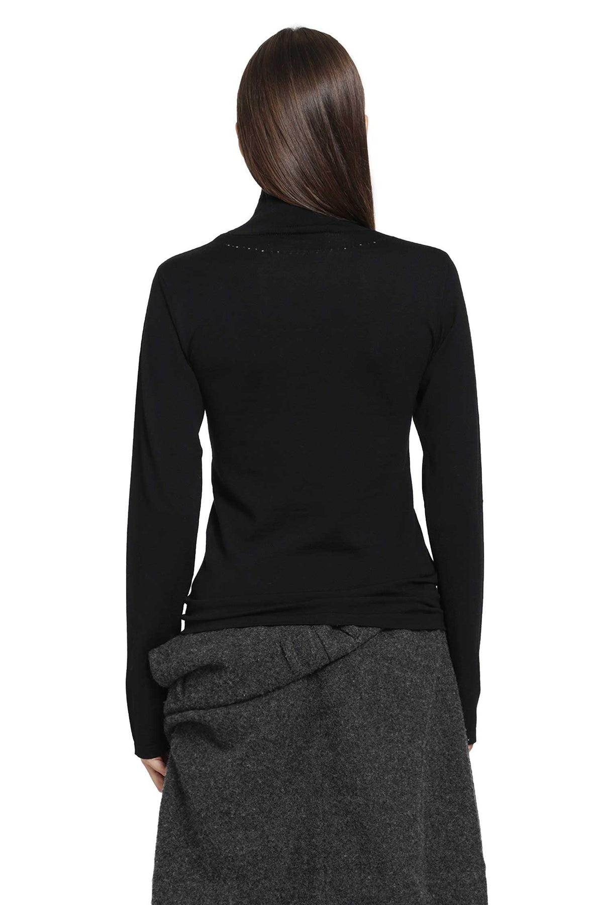PILLINGS Wool Turtleneck Top woman