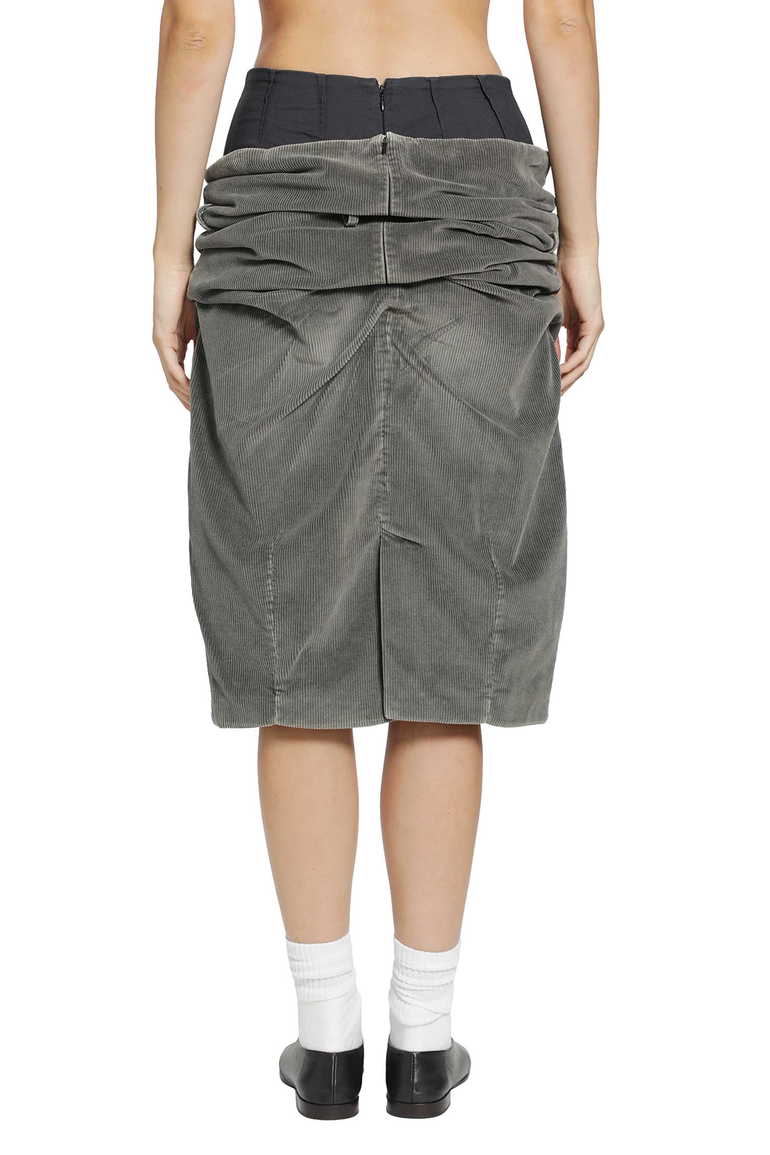 Corduroy Midi Skirt