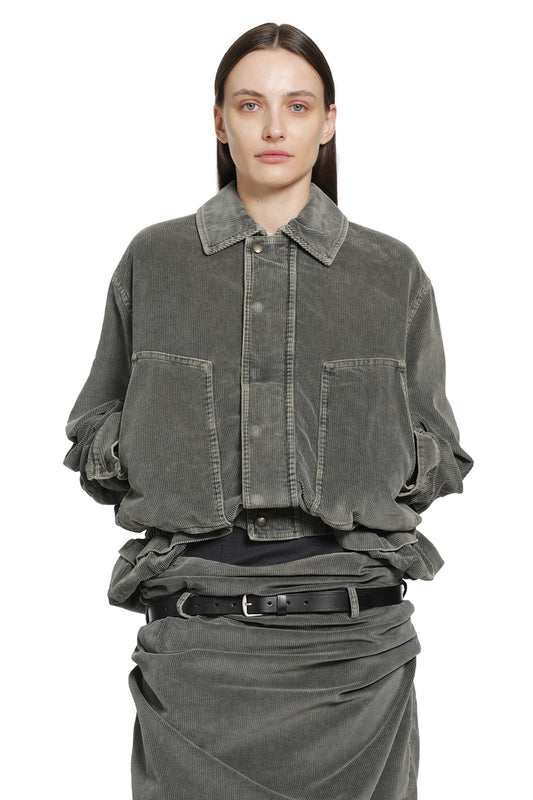 Corduroy Blouson Jacket