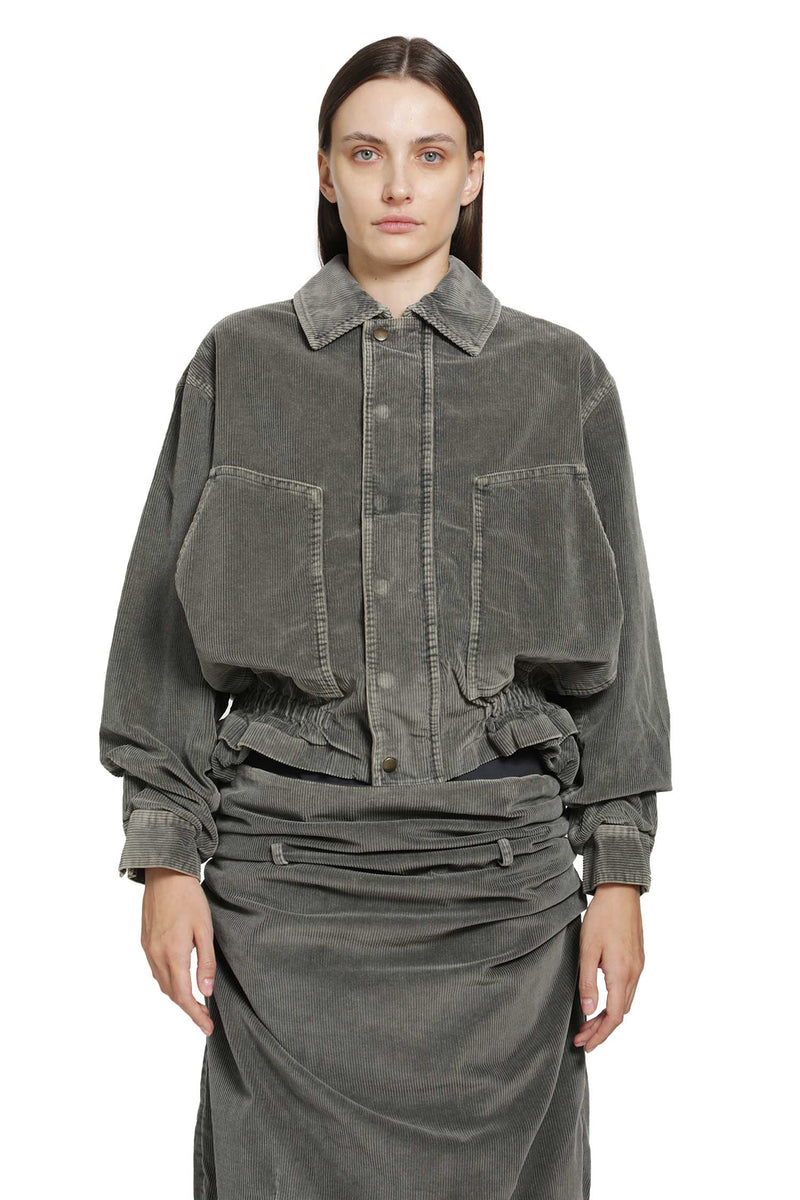 PILLINGS Corduroy Blouson Jacket woman