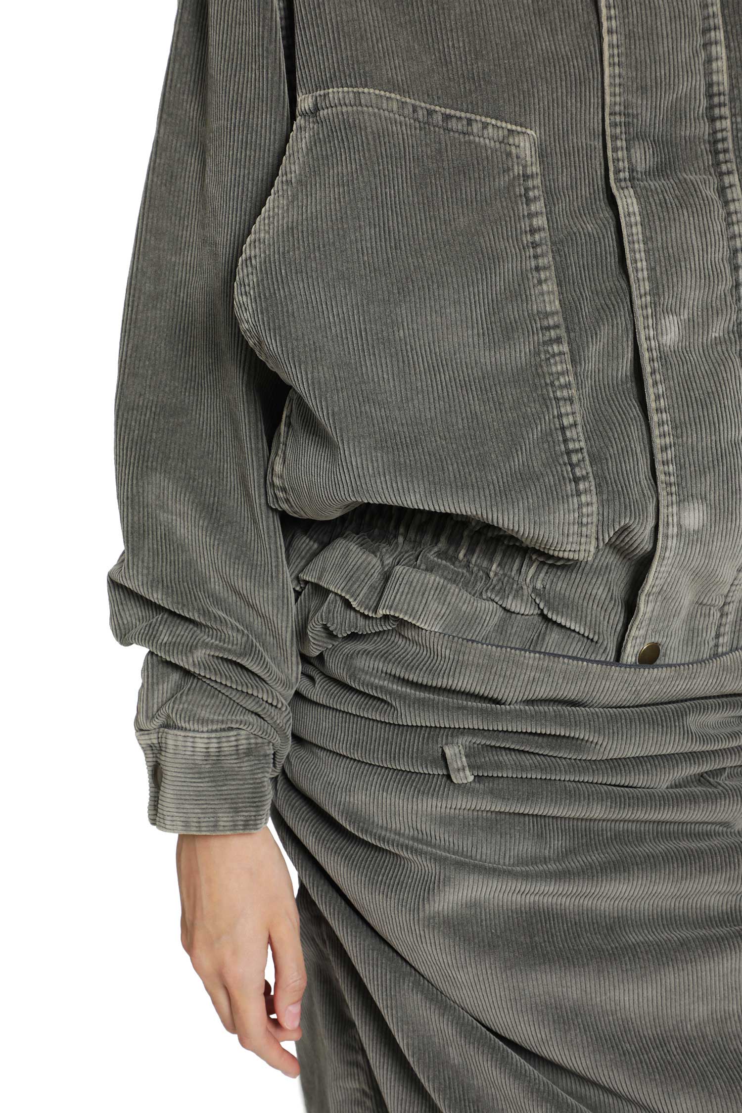 Corduroy Blouson Jacket