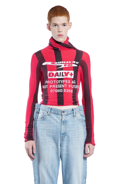 Antonioli PROTOTYPES MAN RED T-SHIRTS & TANK TOPS