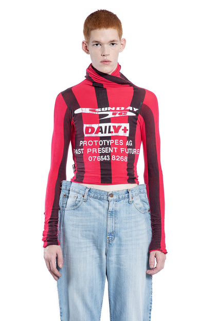 Antonioli PROTOTYPES MAN RED T-SHIRTS & TANK TOPS
