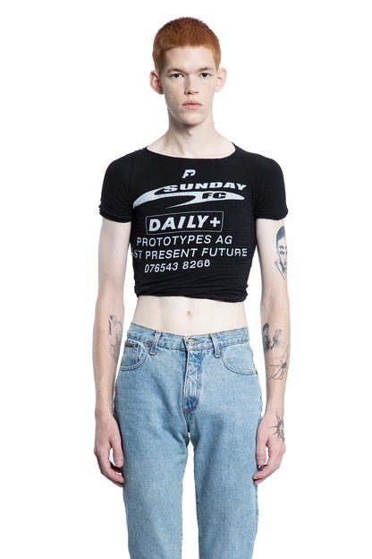 Antonioli PROTOTYPES MAN BLACK T-SHIRTS & TANK TOPS