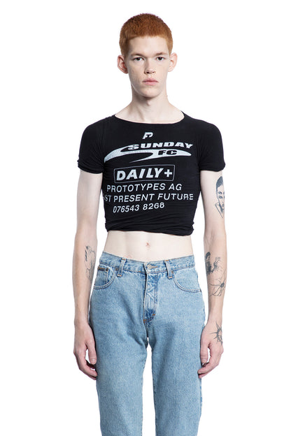 Antonioli PROTOTYPES MAN BLACK T-SHIRTS & TANK TOPS