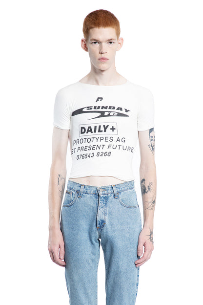 Antonioli PROTOTYPES MAN WHITE T-SHIRTS & TANK TOPS