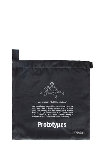 PROTOTYPES MAN BLACK CLUTCHES & POUCHES