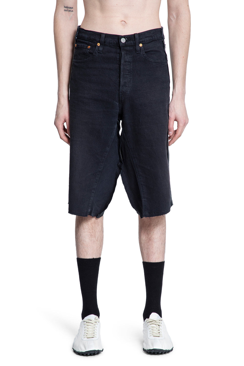 PROTOTYPES MAN BLACK SHORTS & SKIRTS