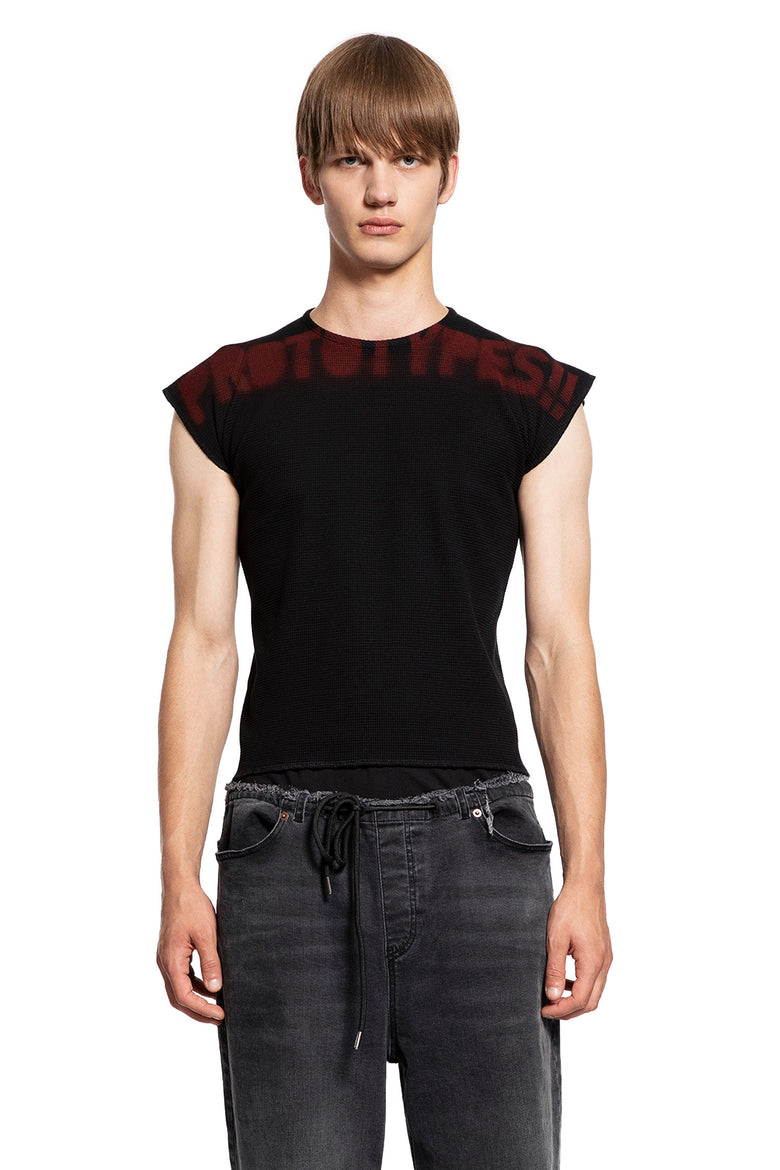 PROTOTYPES MAN BLACK KNITWEAR