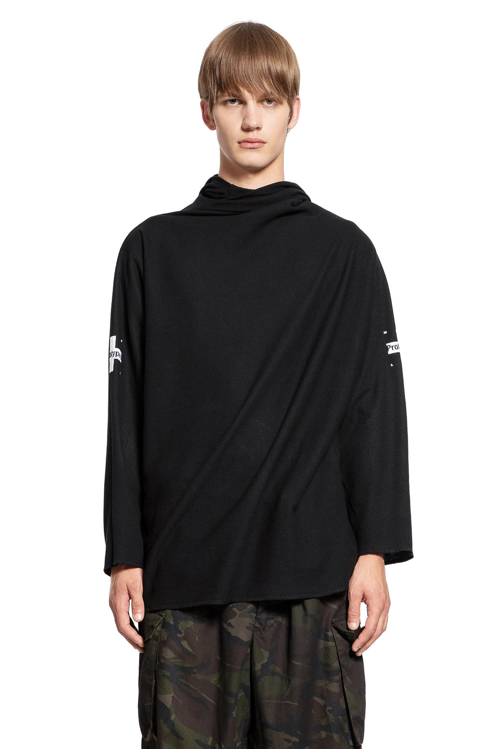 PROTOTYPES MAN BLACK KNITWEAR