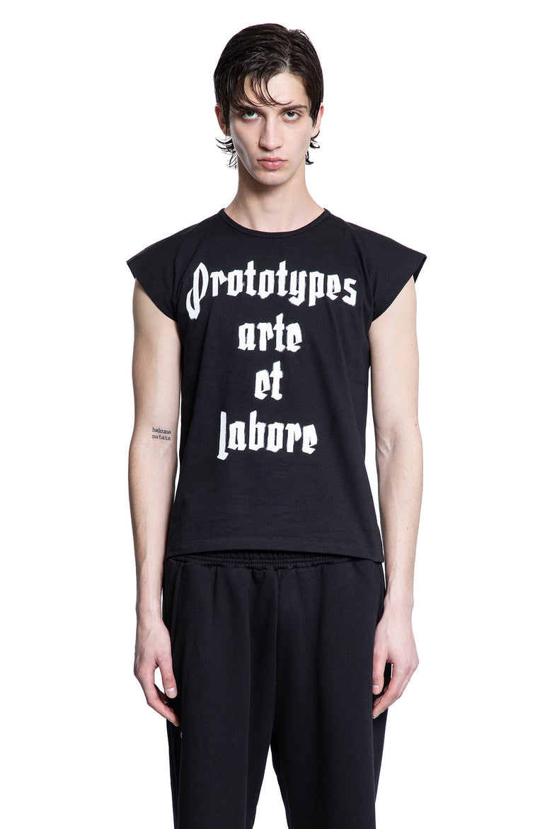 PROTOTYPES MAN BLACK T-SHIRTS & TANK TOPS