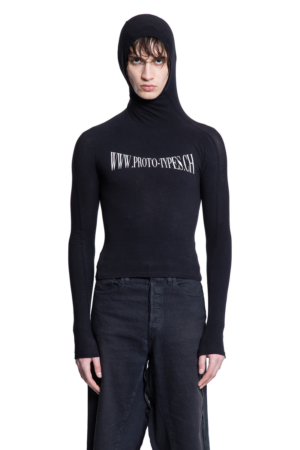 PROTOTYPES MAN BLACK SWEATSHIRTS