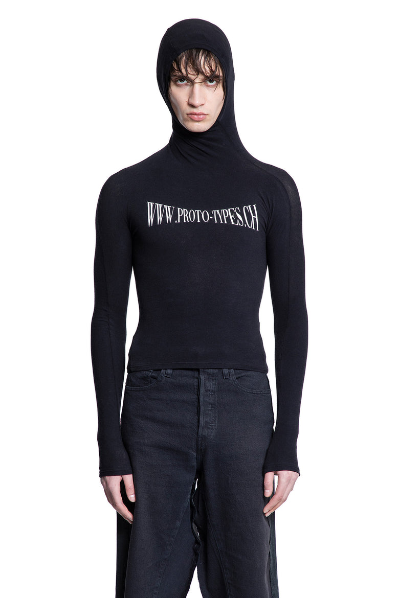 PROTOTYPES MAN BLACK SWEATSHIRTS