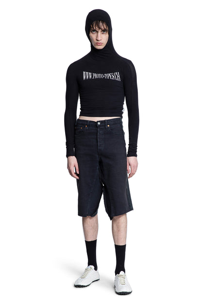 PROTOTYPES MAN BLACK SWEATSHIRTS