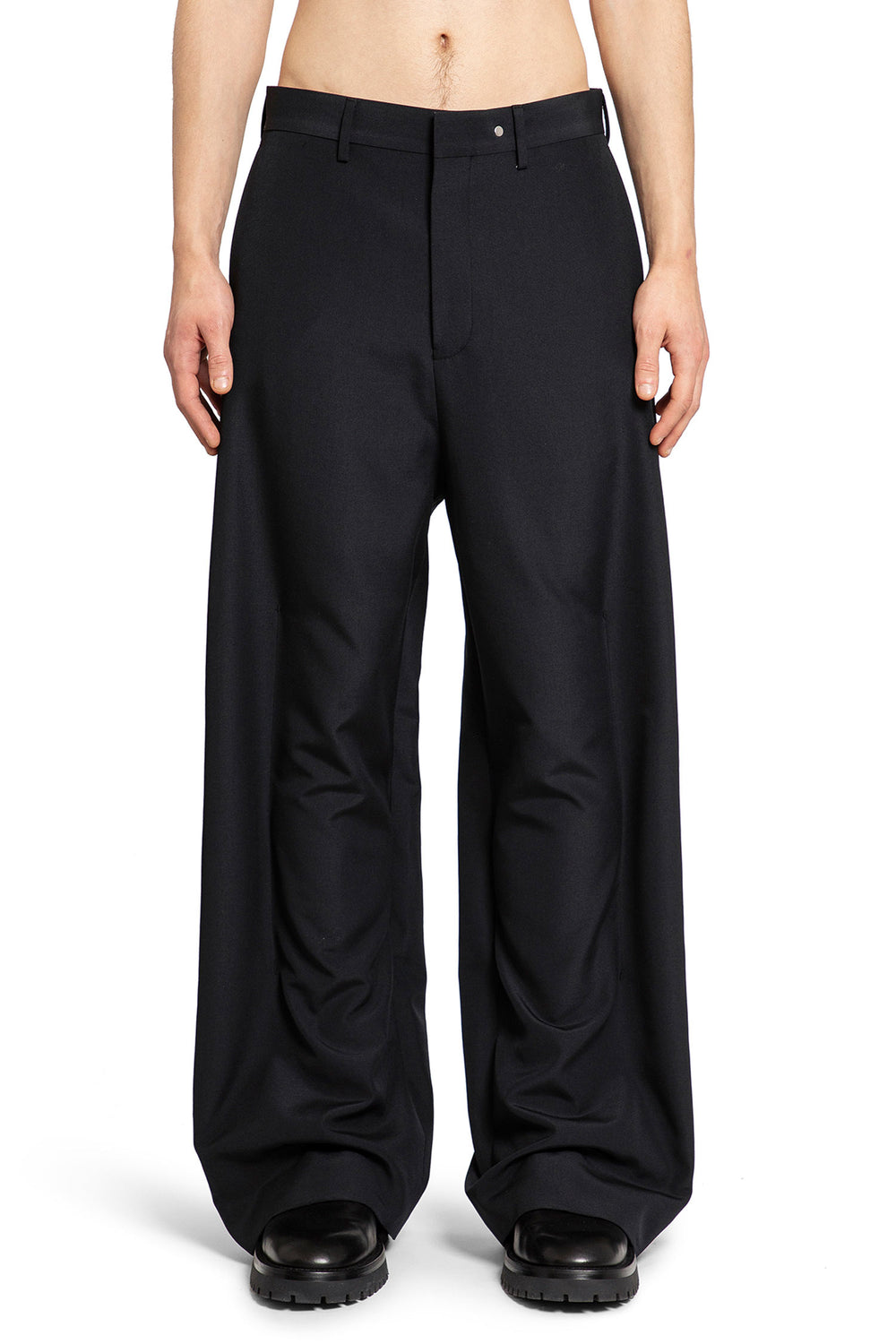 KARMUEL YOUNG MAN BLACK TROUSERS