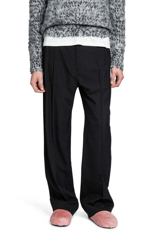 Wool Tailored Trousers with Pleats