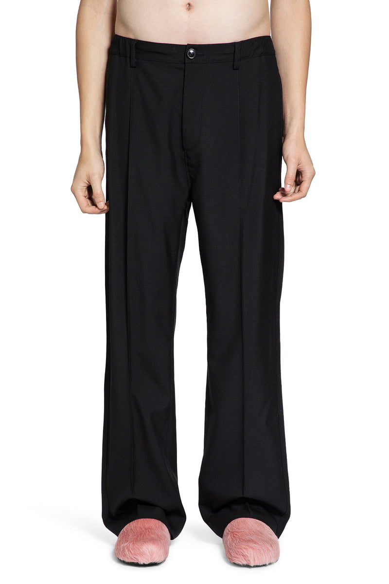 Wool Tailored Trousers with Pleats