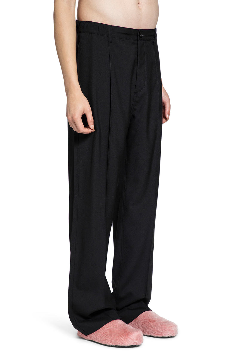 Wool Tailored Trousers with Pleats
