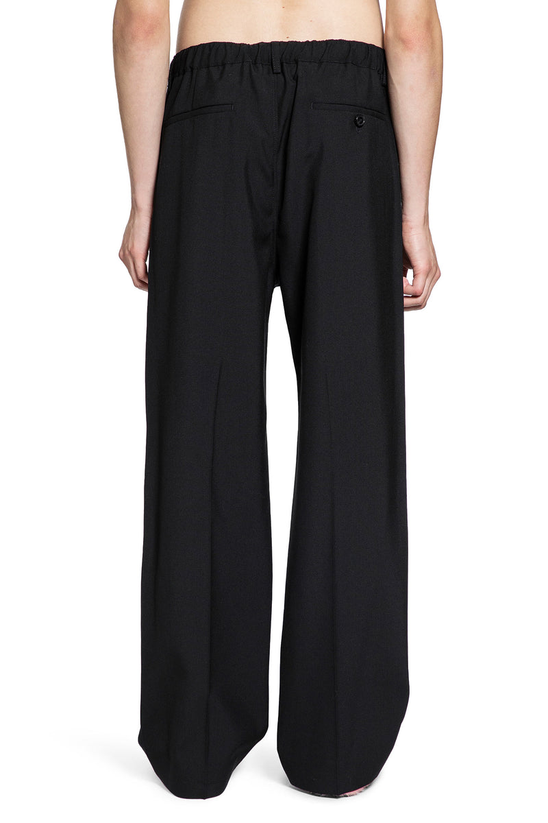 Wool Tailored Trousers with Pleats