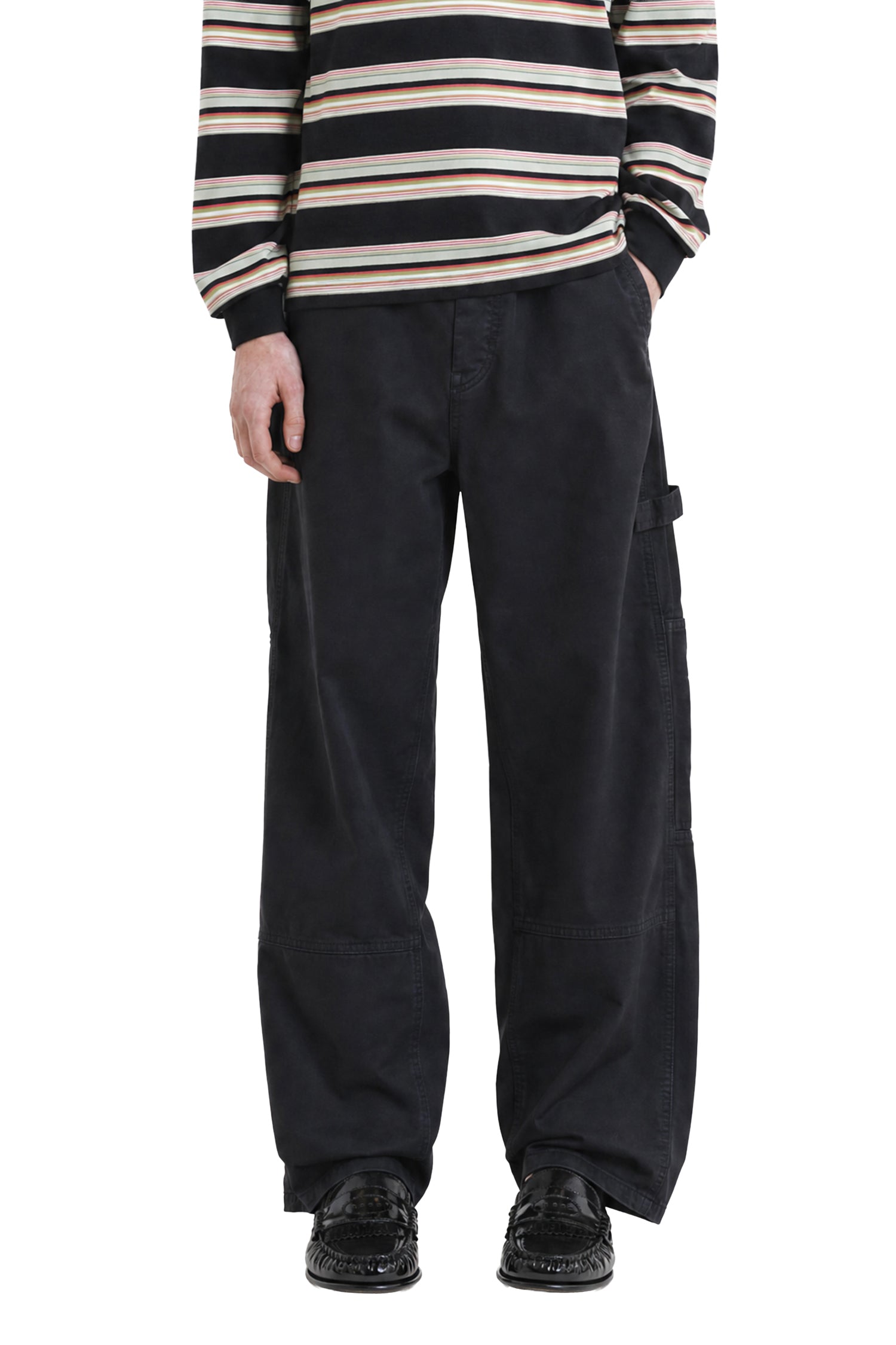 Cotton Loose Workwear Trousers