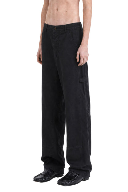 Cotton Loose Workwear Trousers