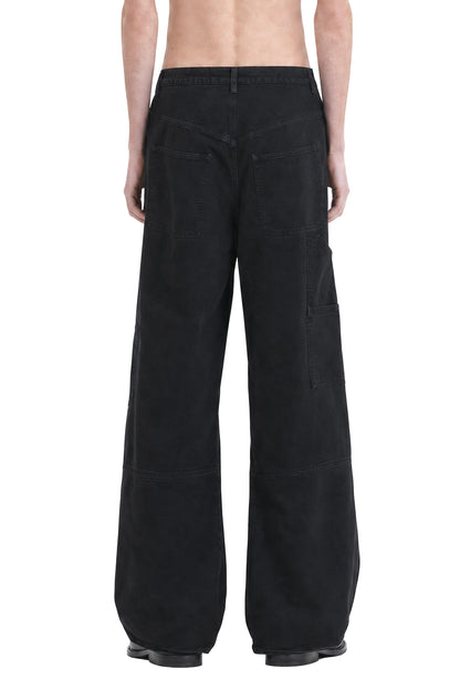 Cotton Loose Workwear Trousers