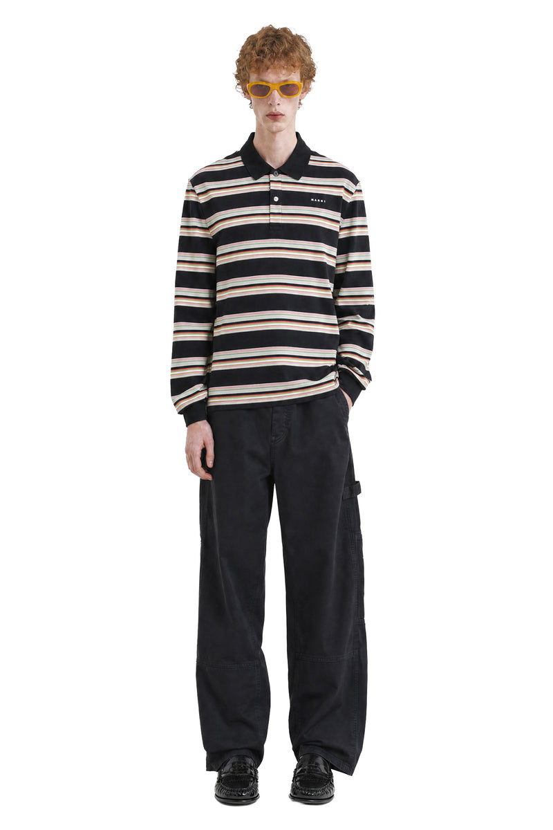 MARNI Cotton Loose Workwear Trousers man