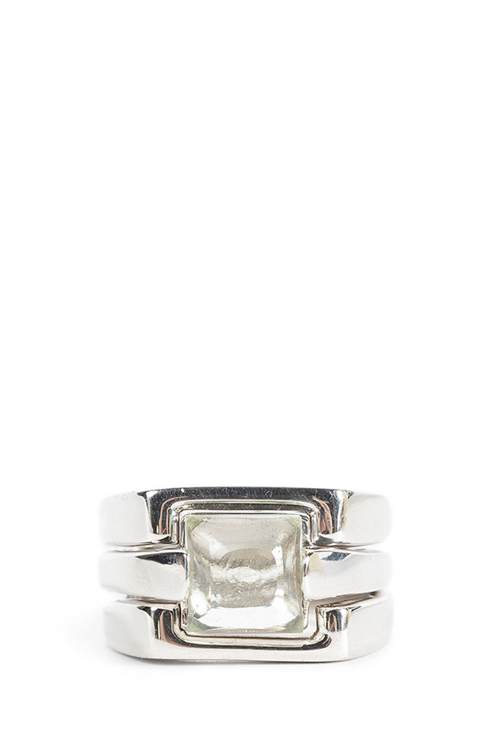 ALAN CROCETTI Puzzle Ring Green Amethyst woman