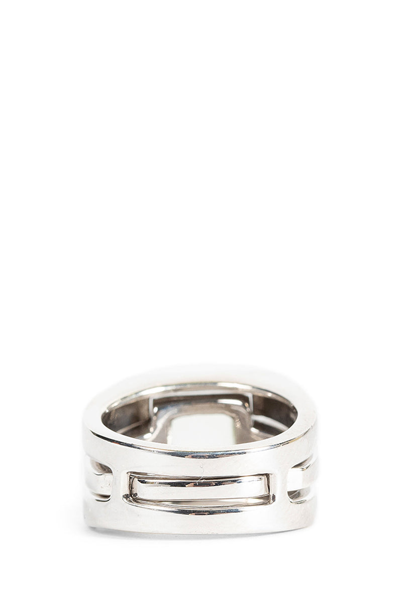 Puzzle Ring Green Amethyst