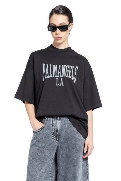 Antonioli PALM ANGELS WOMAN BLACK T-SHIRTS & TANK TOPS