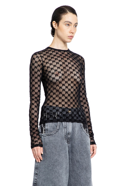 PALM ANGELS WOMAN BLACK TOPS