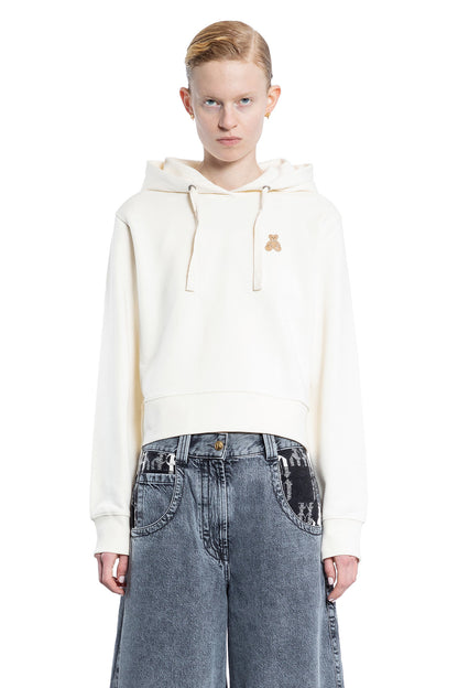 Antonioli PALM ANGELS WOMAN OFF-WHITE SWEATSHIRTS