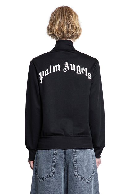 PALM ANGELS WOMAN BLACK SWEATSHIRTS