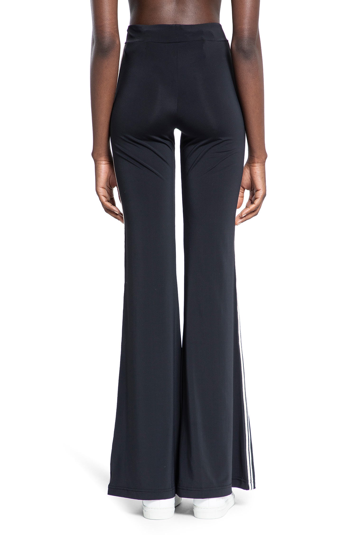 PALM ANGELS WOMAN BLACK TROUSERS