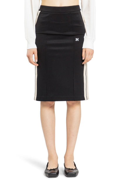 PALM ANGELS WOMAN BLACK SKIRTS