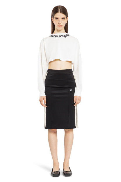 PALM ANGELS WOMAN BLACK SKIRTS