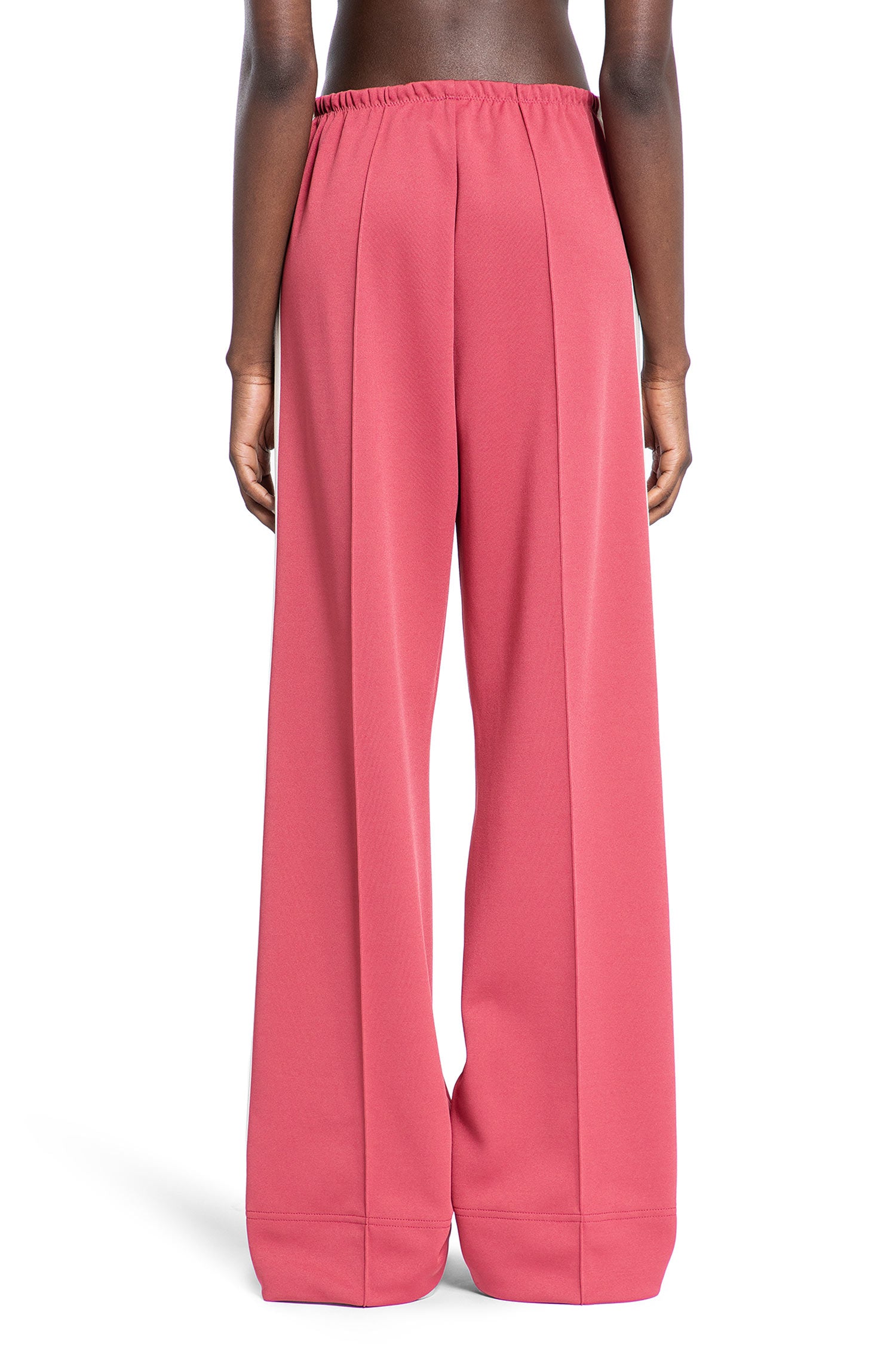 PALM ANGELS WOMAN RED TROUSERS