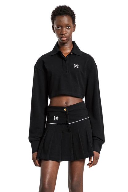 Antonioli PALM ANGELS WOMAN BLACK T-SHIRTS & TANK TOPS