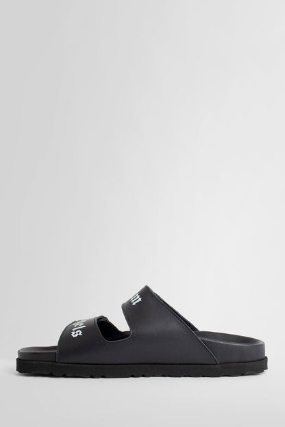 PALM ANGELS WOMAN BLACK SANDALS & SLIDES