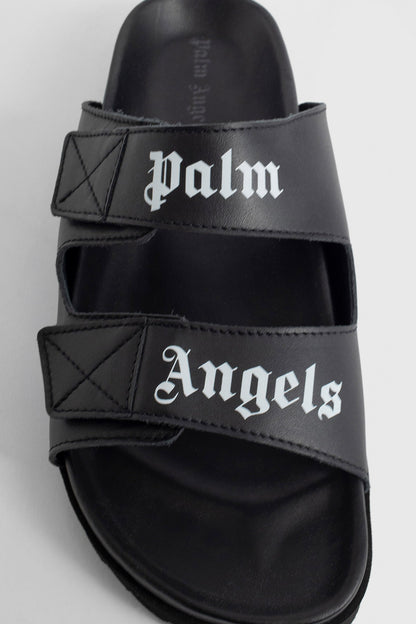 PALM ANGELS WOMAN BLACK SANDALS & SLIDES