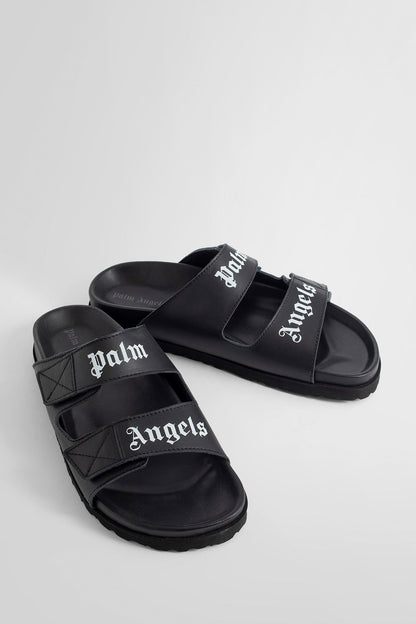 PALM ANGELS WOMAN BLACK SANDALS & SLIDES