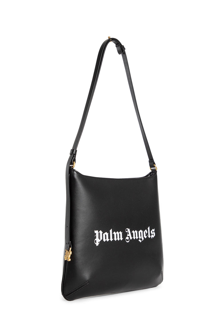 PALM ANGELS WOMAN BLACK SHOULDER BAGS