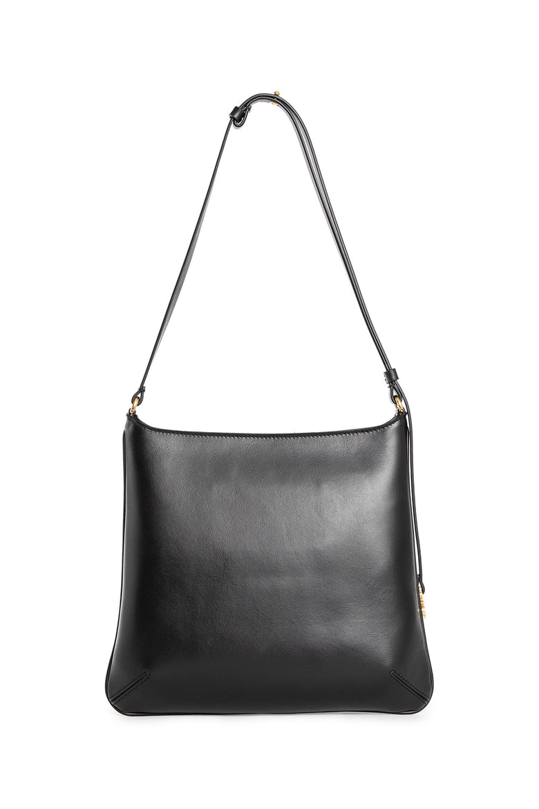 PALM ANGELS WOMAN BLACK SHOULDER BAGS