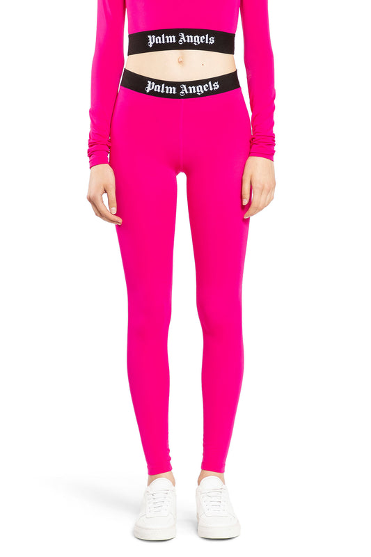 PALM ANGELS WOMAN PINK TROUSERS