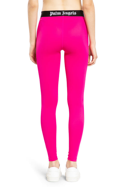 PALM ANGELS WOMAN PINK TROUSERS